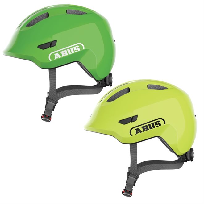 Abus Smiley Cykelhjelm, Ass. farver - Str. 45-50 cm. (Børn)