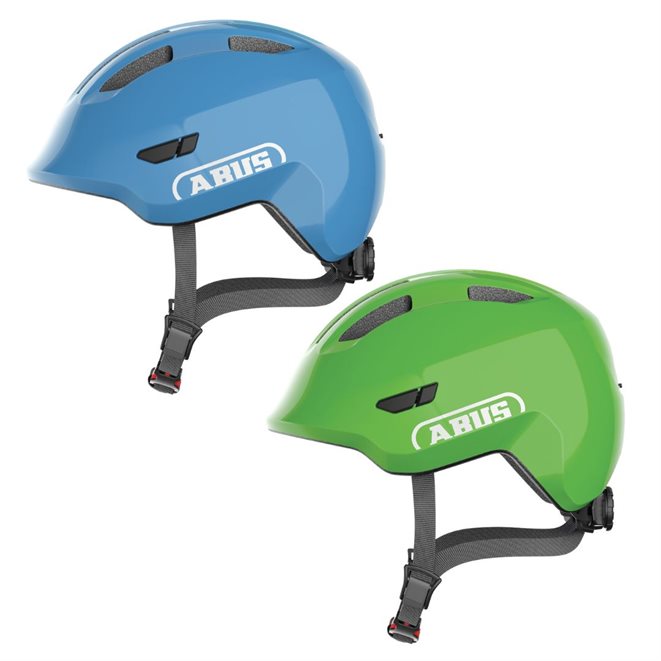 Abus Smiley Cykelhjelm, Ass. farver - Str. 50-55 cm. (Børn)
