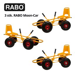 3 stk. RABO MOON-CAR ORIGINAL 4+