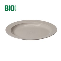 Bio Plast Tallerken Flad - Ø:25 cm - Coffee