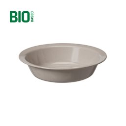 Bio Plast Tallerken Dyb - Ø:19,5 cm - Coffee