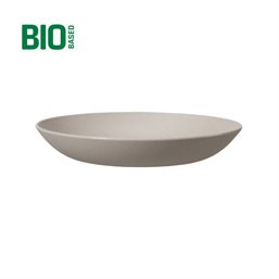 Bio Plast Tallerken Flad - Ø:17,5 cm - Coffee
