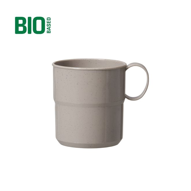 Bio Plast Kop/Krus m/hank - 30 cl - Coffee