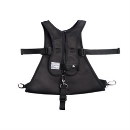 Tatti Barnevognssele med Lynlås, sort