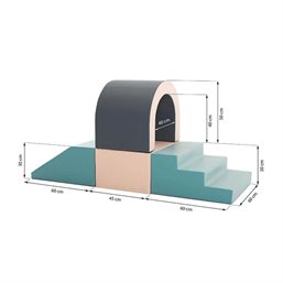 IGLU Tunnelsæt, 4 dele - pastel