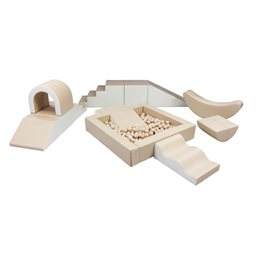 IGLU Maxi Legesæt, 12 dele - sand