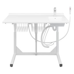 EL Puslebord R8654 - Inkl. vask, armatur og 2 kurve – Fritstående